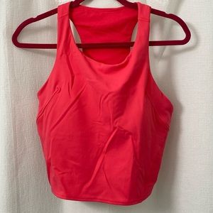 Lululemon Wunder Train Racerback Tank Top sz 14 Lip Gloss